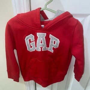 Gap toddler boy fleeced lined hoodie size 3yr